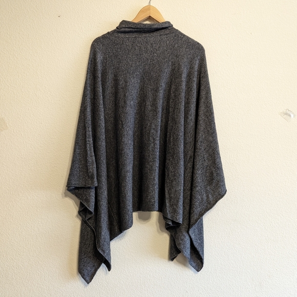 BRYN WALKER Lagen look Pullover Luxury Blend Boxy Sweater Gray Size Small EUC - Picture 5 of 8